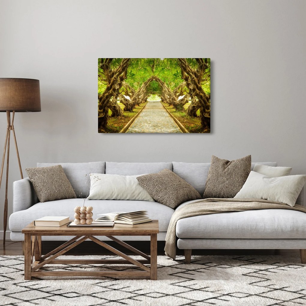 Tablou - Tunel viu din plumeria (90x60 cm)