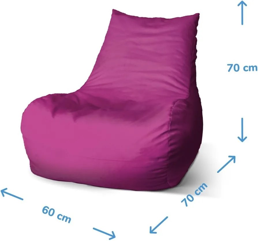 Sac de șezut Bean pete colorate - pentru copii, colorat