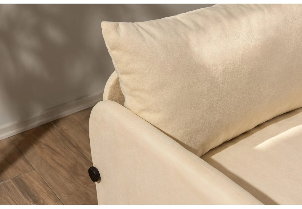 Canapea extensibilă Sagoretti XL (Crem). 1107015