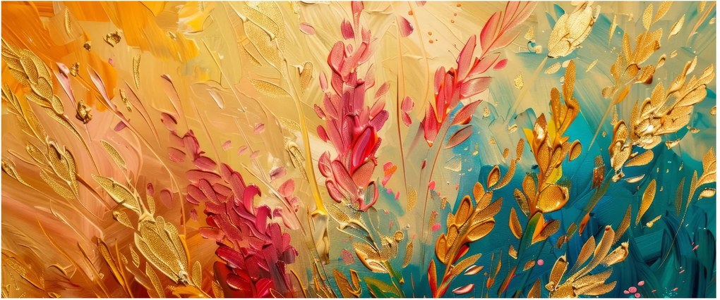 Tablou - Vopsirea câmpului (120x50 cm)