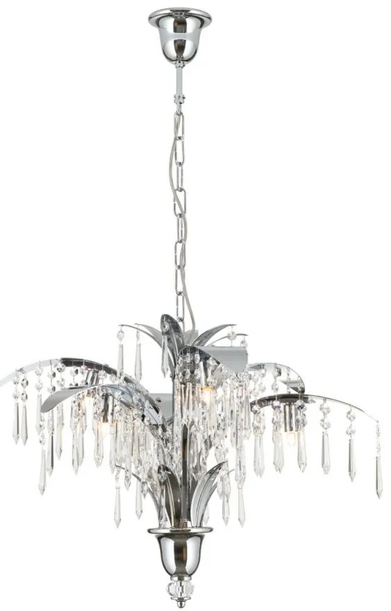Lustra cristal eleganta stil modern Palme 6L chrome plated