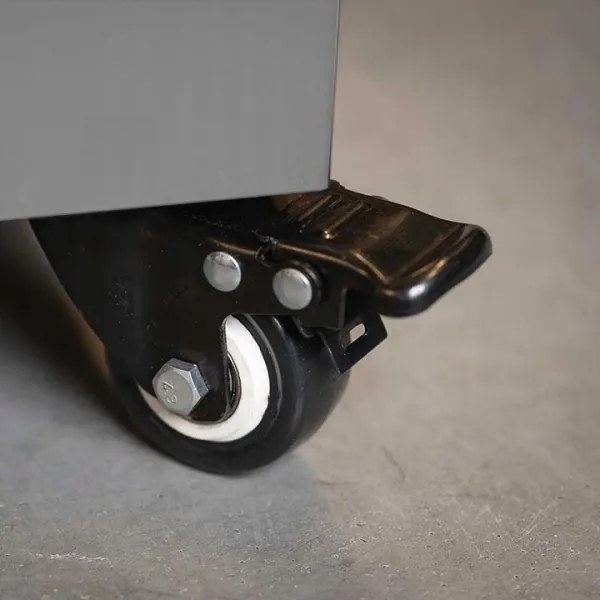 Șemineu de exterior pe gaz Planika Faro GAS 142x36 cm 8kW gri + capac de protecție