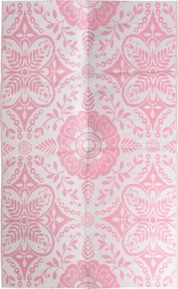 vidaXL Covor de exterior, ARAKIL roz, 160x230 cm, PP