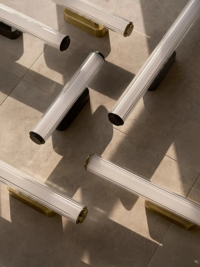 Aplica de perete LED baie IP44 Virelle negru