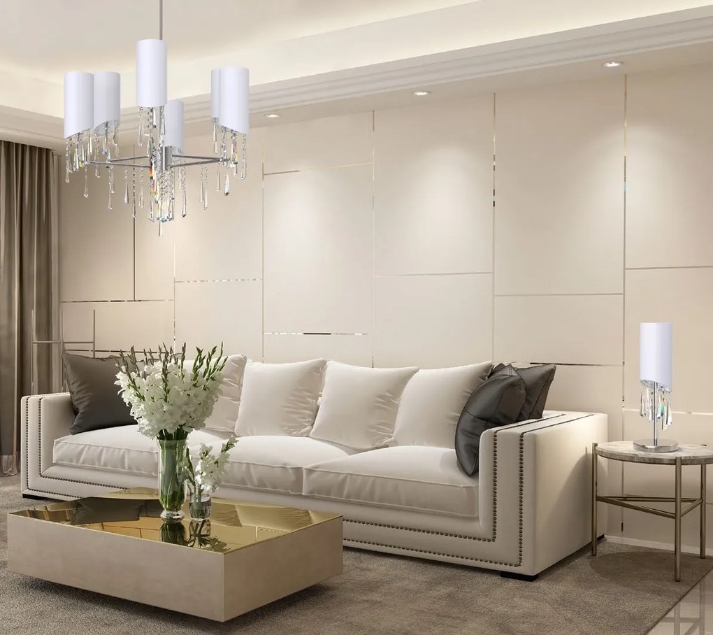 Candelabru modern design deosebit Cristal Bohemia Exclusive GLOSSA 02-CH