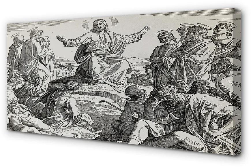 Tablouri canvas Oamenii lui Isus desen