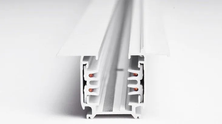 Sina trifazata alba incastrabila 2m TRACK 3LINE GIPS WH