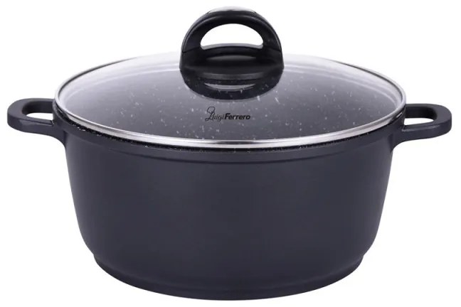 Тенджера Luigi Ferrero Hanna FR-205M 20x8.5cm, 2.3L, лят алуминий