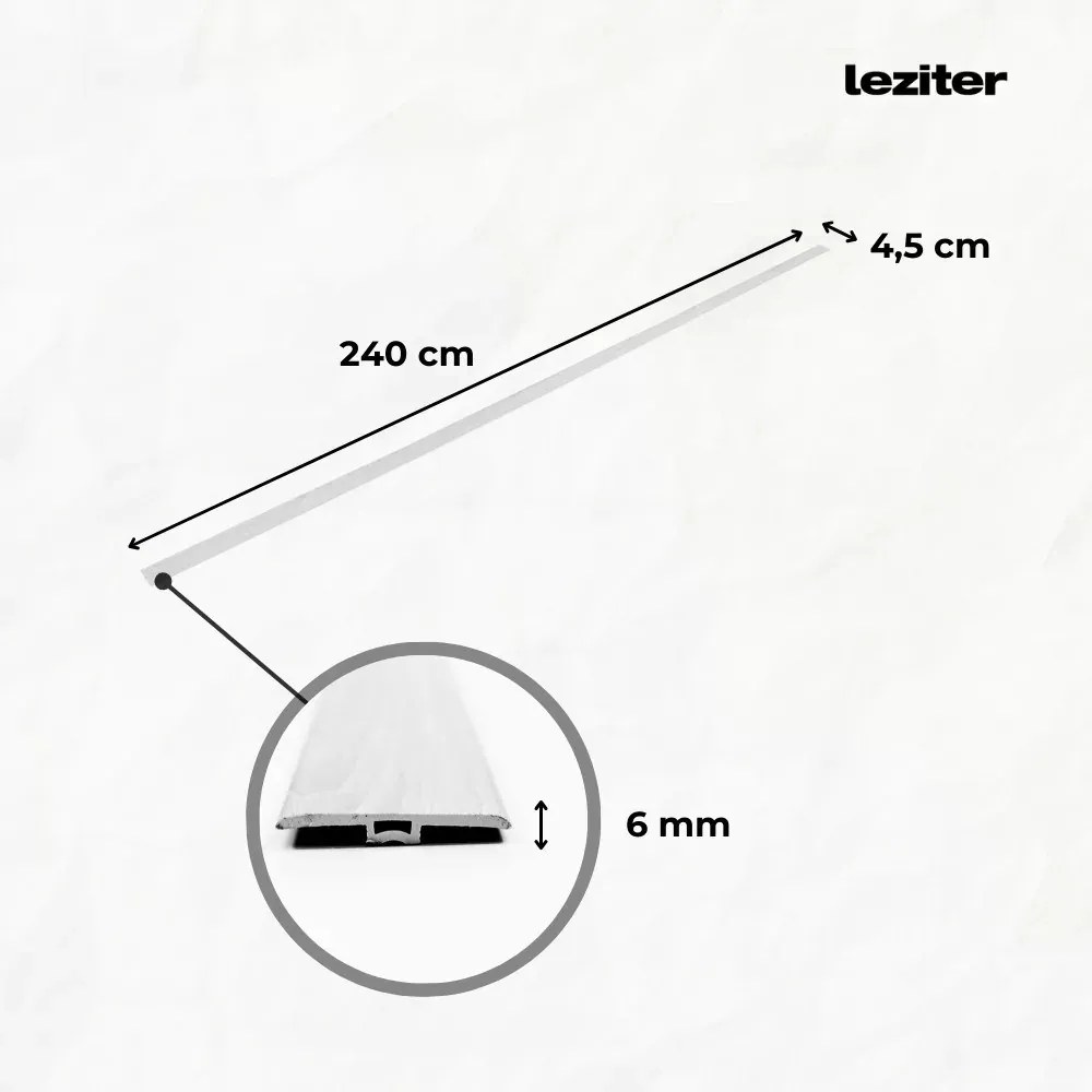 Plăci de pardoseală din vinil SPC Serona cu efect de piatră gri nisip 2400x45x6 mm