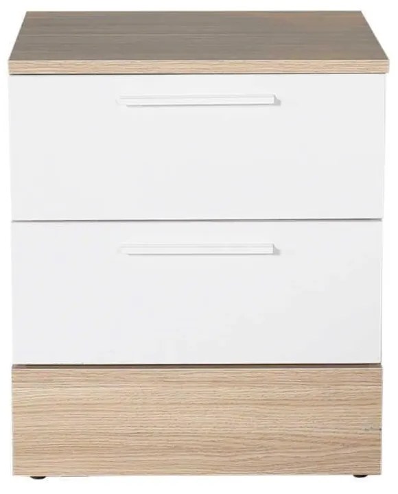 Noptiera Adore Base, 2 sertare, 45 x 52 x 40 cm