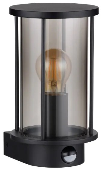 Aplică de exterior cu senzor GRACEY 1xE27/60W/230V IP54 Globo 31360S