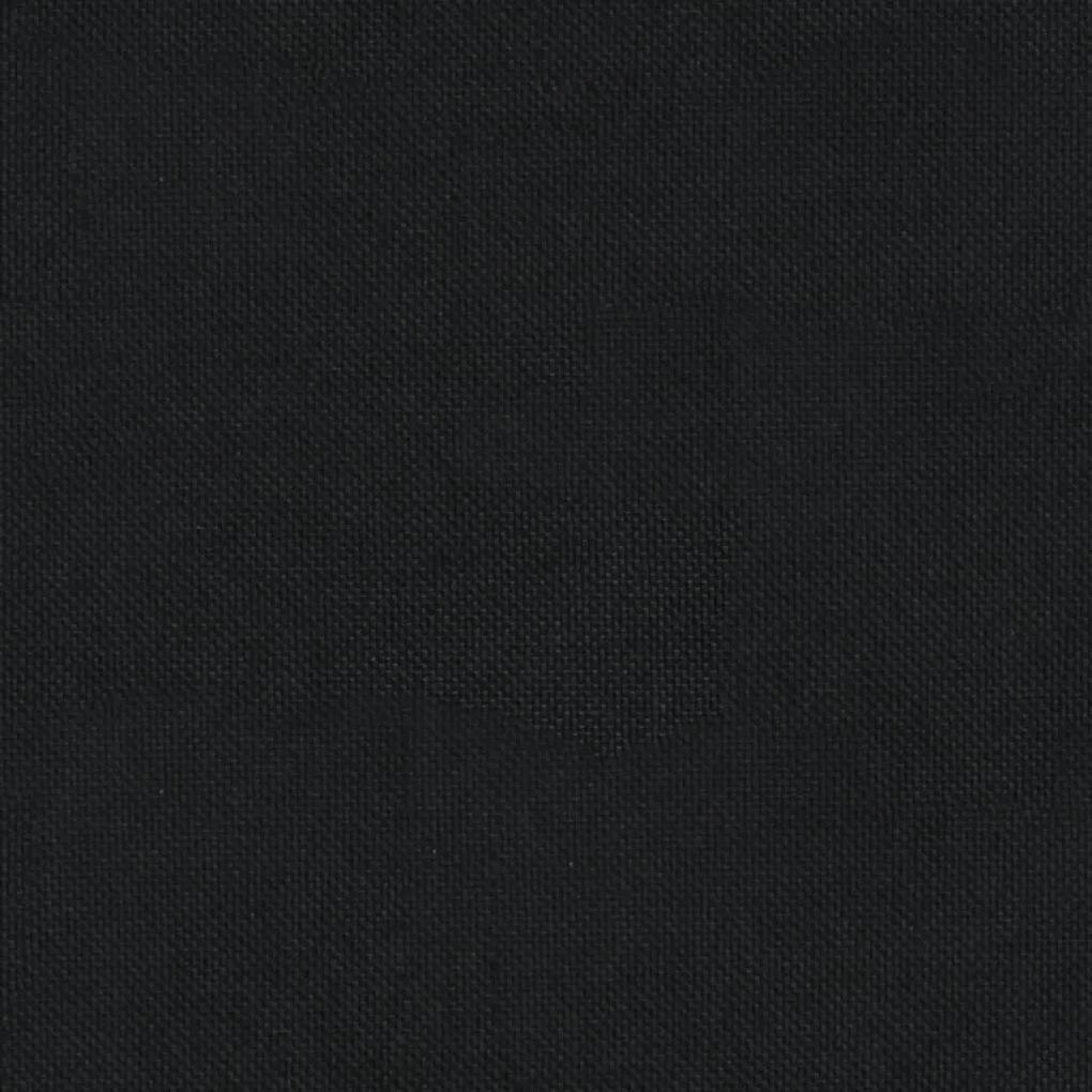 Scaune de masa pivotante, 4 buc., negru, material textil 4, Negru