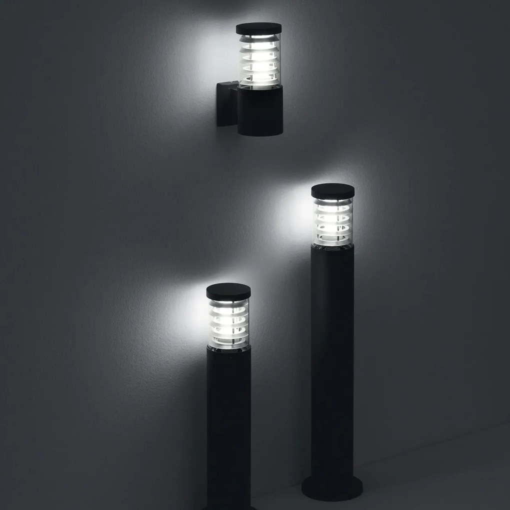 Stalp de iluminat exterior IP44 TRONCO PT1 H60 NERO 004730
