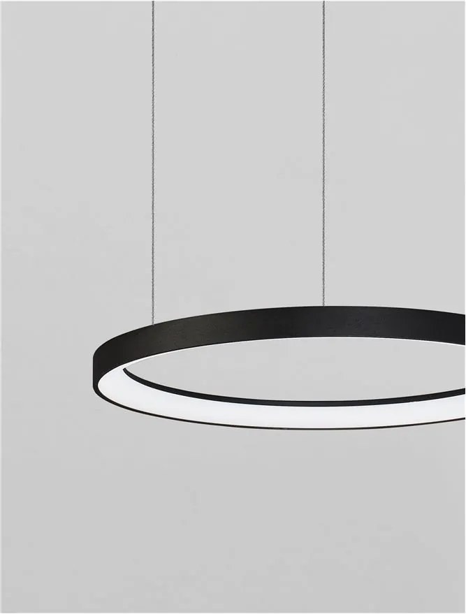 Lustra LED dimabila design circular PERTINO D-58cm