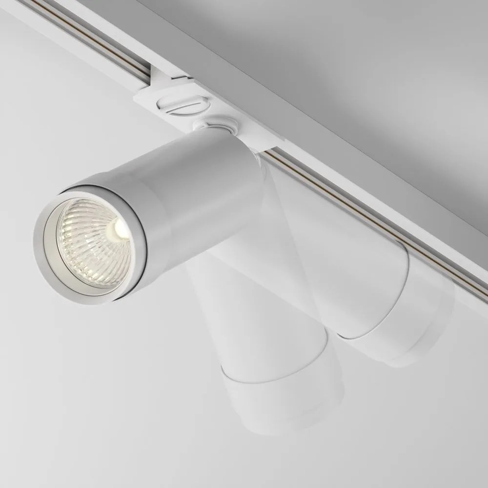 Spot LED accesoriu pentru sinele monofazate Unity, Focus Zoom alb