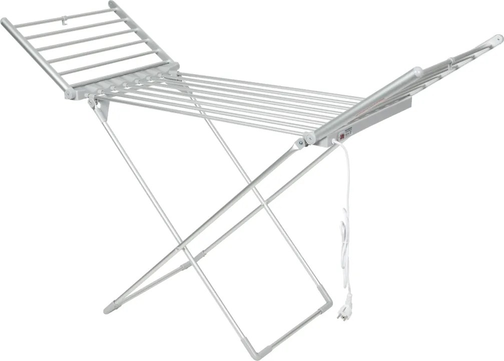 Uscator de rufe electric Zilan ZLN2060, suprafata 12m, inaltime ajustabila, aluminiu inoxidabil, pliabil, 230W