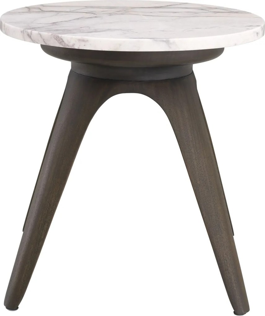 Masuta laterala design LUX cu blat din marmura italiana Borre 40cm