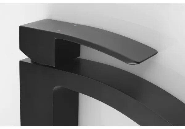 Baterie lavoar Sapho GINKO 15,6 cm negru mat