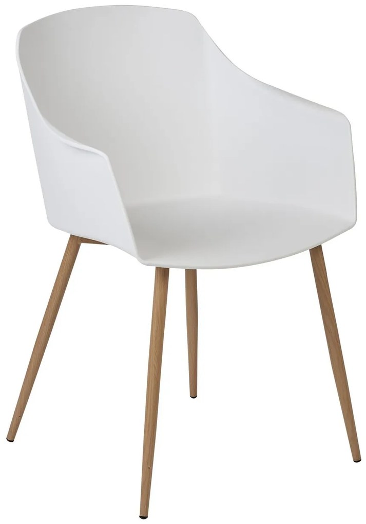 Set 2 buc scaune sufragerie Fonza (alb). 1080361