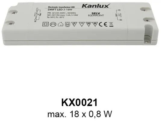 Corp de iluminat LED de veghe Kanlux 23100 SOLA 1xLED/0,8W/12V