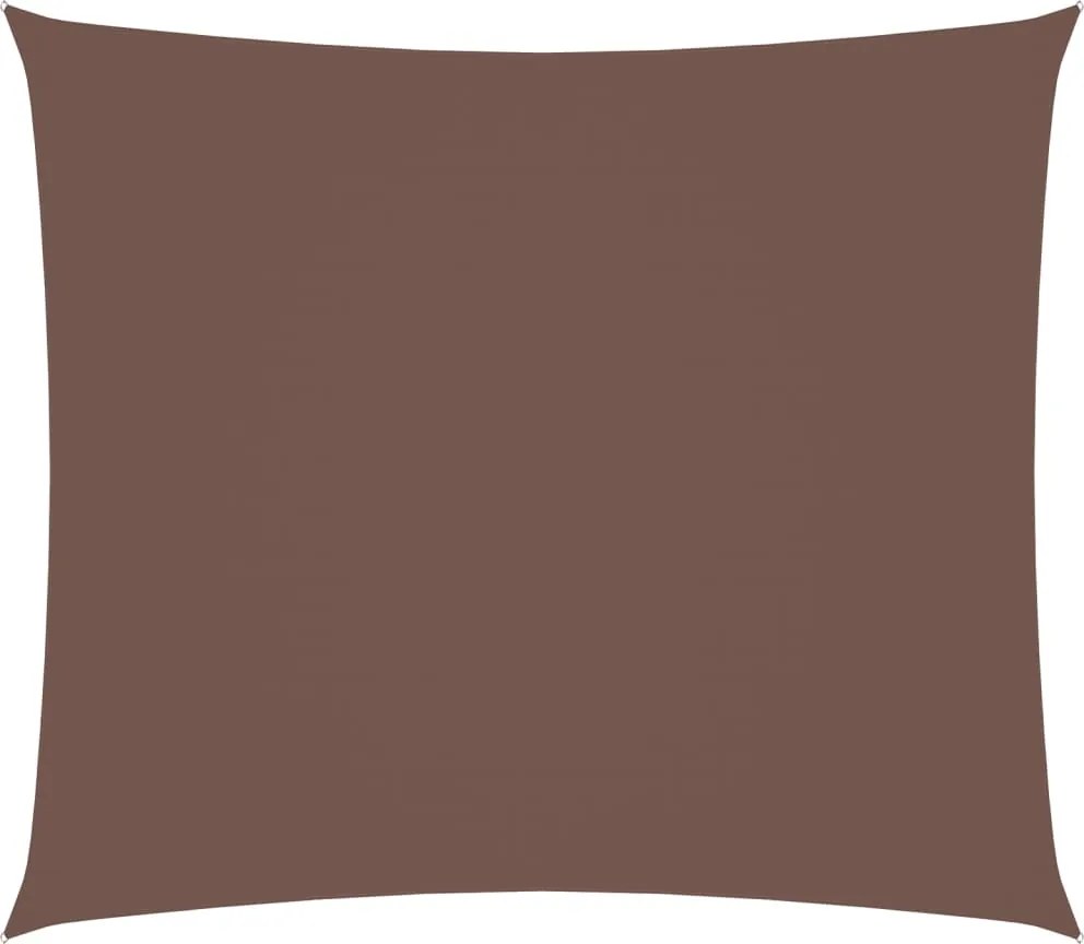 vidaXL Parasolar, maro, 2,5x3 m, țesătură oxford, dreptunghiular