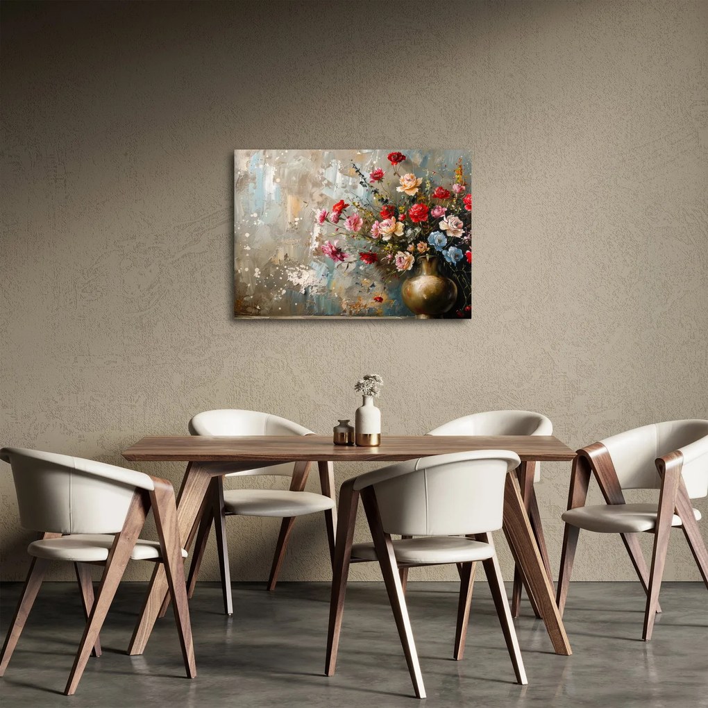 Tablou - Vaza de flori (70x50 cm)