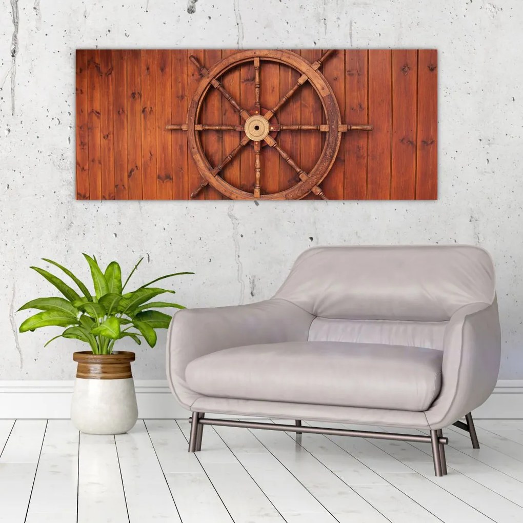 Tablou cu cârmă (120x50 cm)