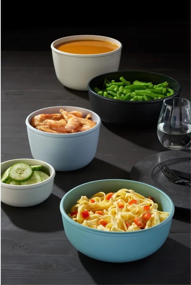 Caserole pentru alimente 3 buc. Nordic black – Mepal