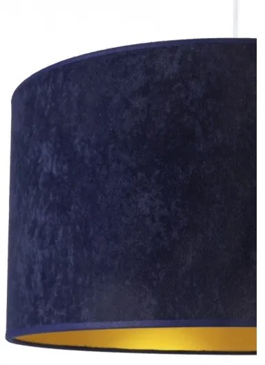 Lustră pe cablu Duolla ROLLER 1xE27/40W/230V d. 40 cm albastru