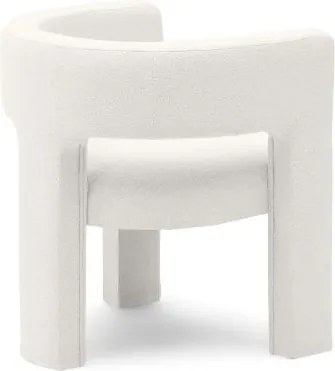 OFERTA Fotoliu alb de designer ALPAH B II. calitate.