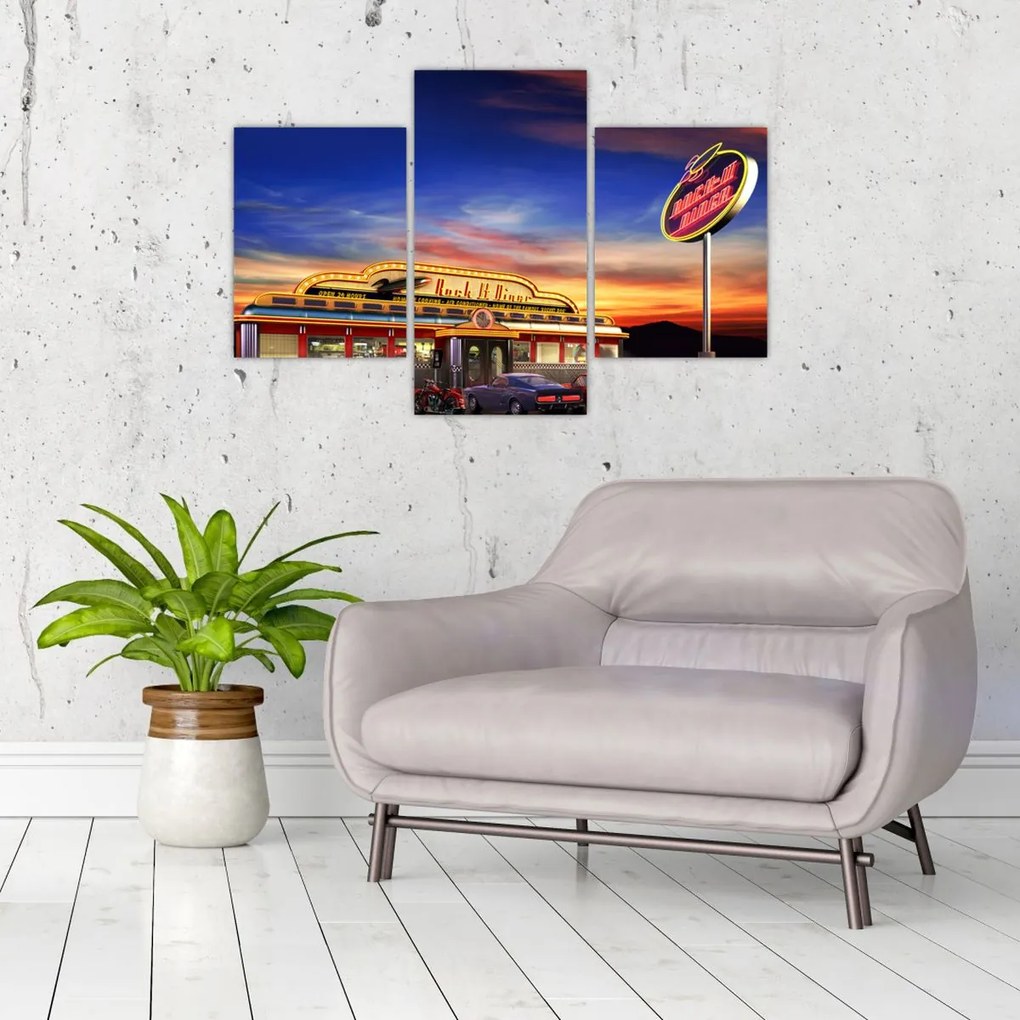 Tablou - Bar de seară (90x60 cm)