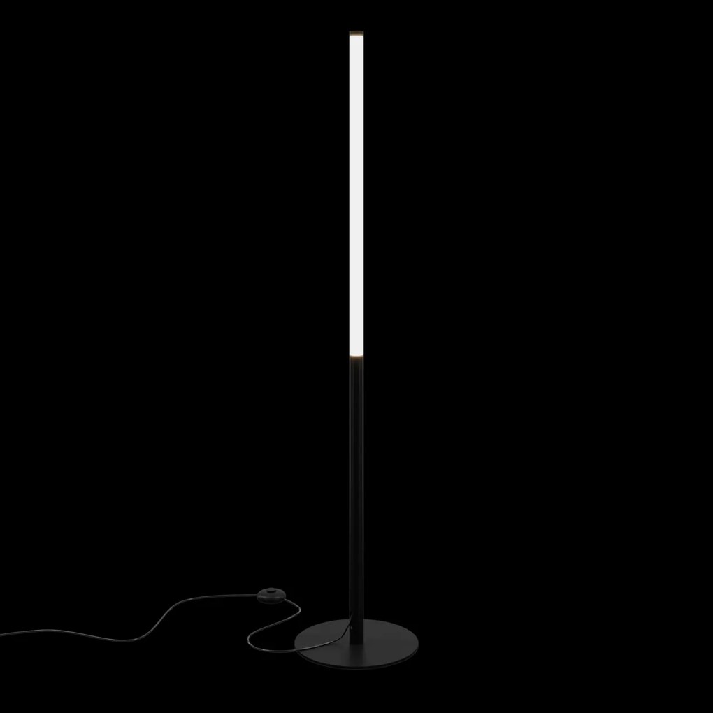 Lampadar, Lampa de podea LED design modern Ray negru