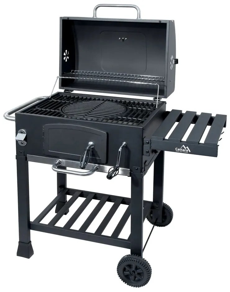 Grătar pe cărbuni cu grill din fontă Cattara Royal