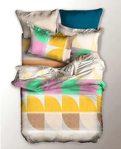 Lenjerie de pat din microfibră de culoarea MIERE Dimensiune lenjerie de pat: 2 buc 80 x 80 cm | 200 x 220 cm