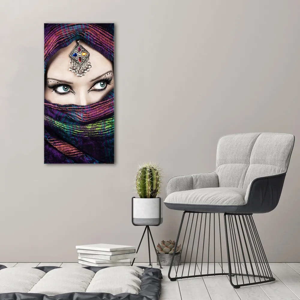 Tablou acrilic Femeie indiană