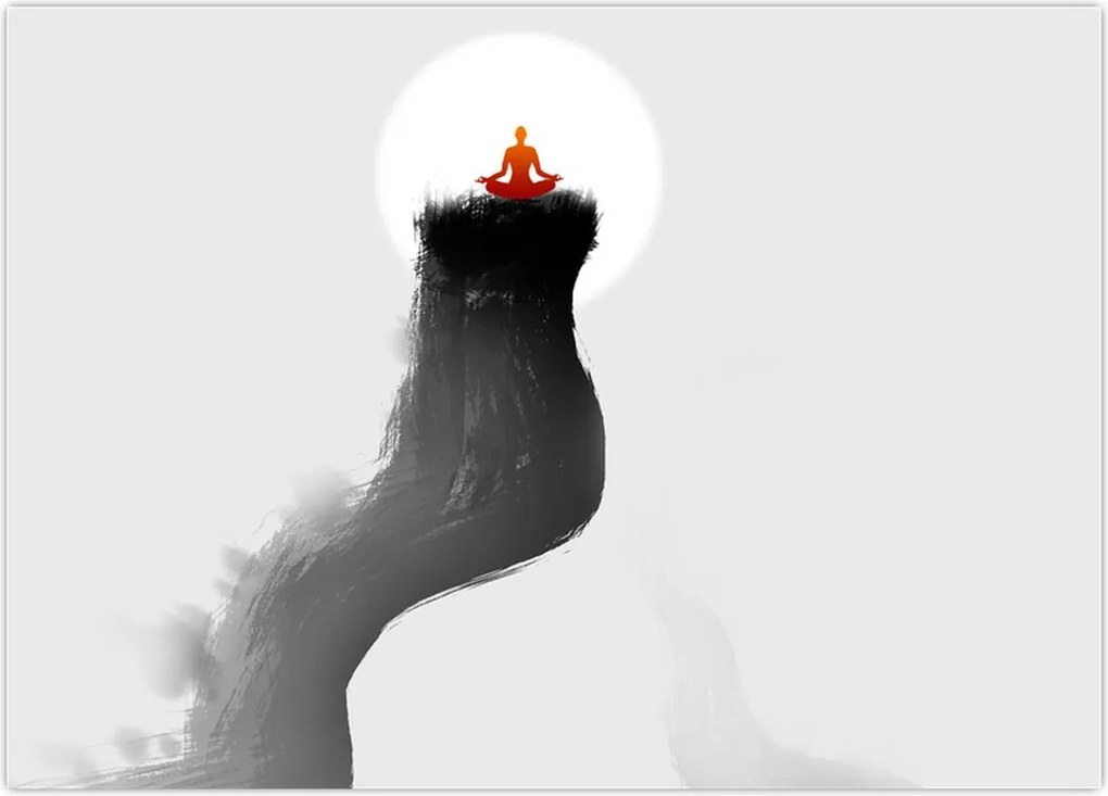 Tablou - Meditație în vârf (70x50 cm)