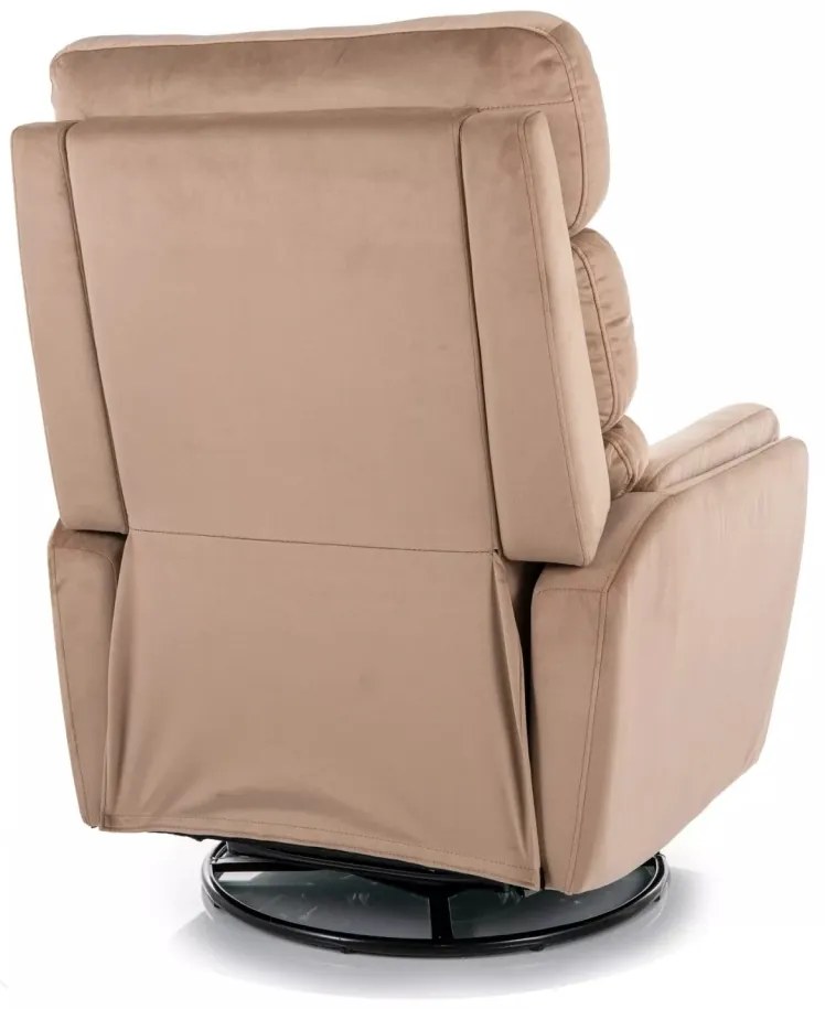 Fotoliu recliner Argos velvet bej Blu28