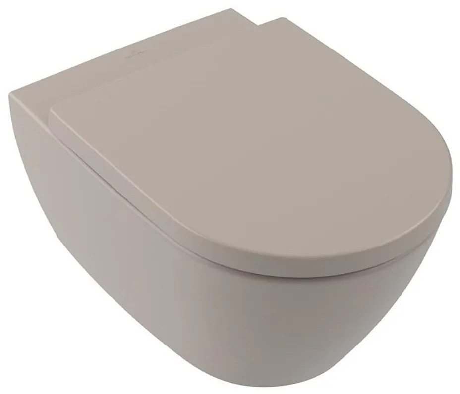 Villeroy & Boch 5614R0AM - Vas WC suspendat SUBWAY 2.0 ceramică/bej