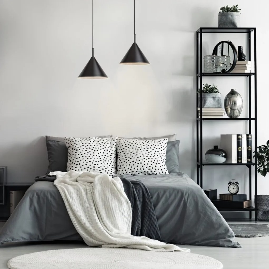 Pendul design industrial Jarod negru