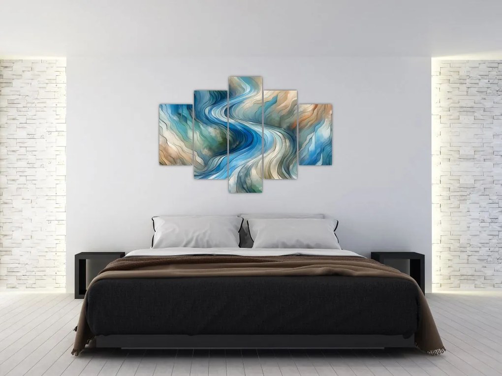 Tablou - Curent abstract (150x105 cm)