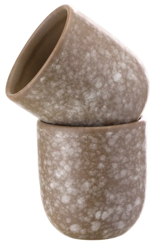 Set Cadou 4 Pahare Novum Granit-Maro-Perle-Mat (150ml) glazurat manual