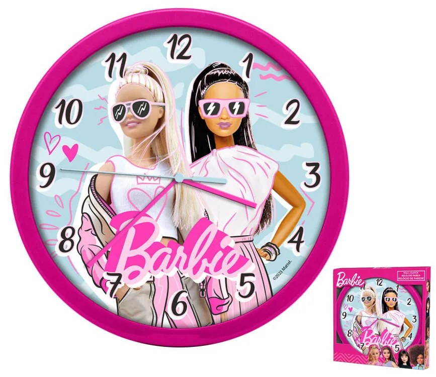 Barbie Strong Girls ceas de perete 25 cm