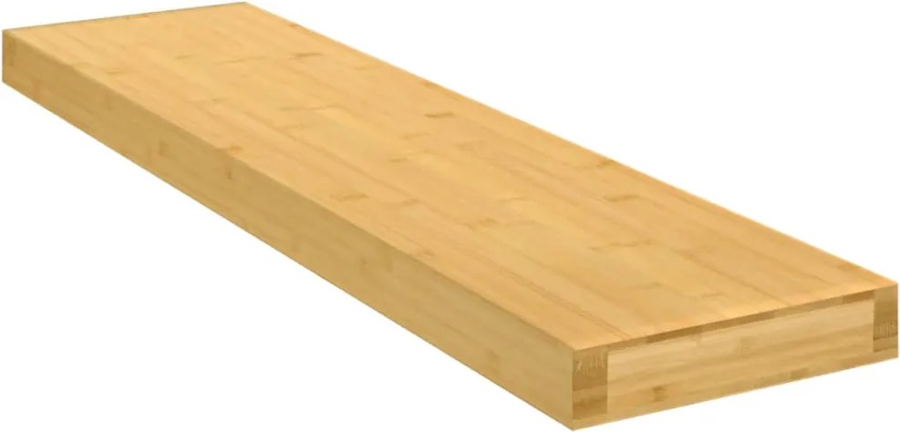 vidaXL Raft de perete, 80x20x4 cm, bambus