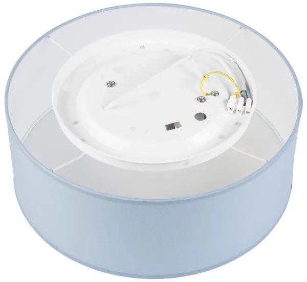 Plafonieră SIRJA PASTEL DOUBLE 2xE27/15W/230V d. 35 cm albastru