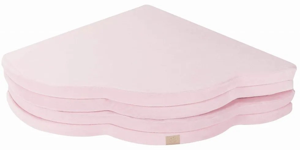 Saltea de joacă pentru copii roz-deschis 160x160 cm – Meowbaby