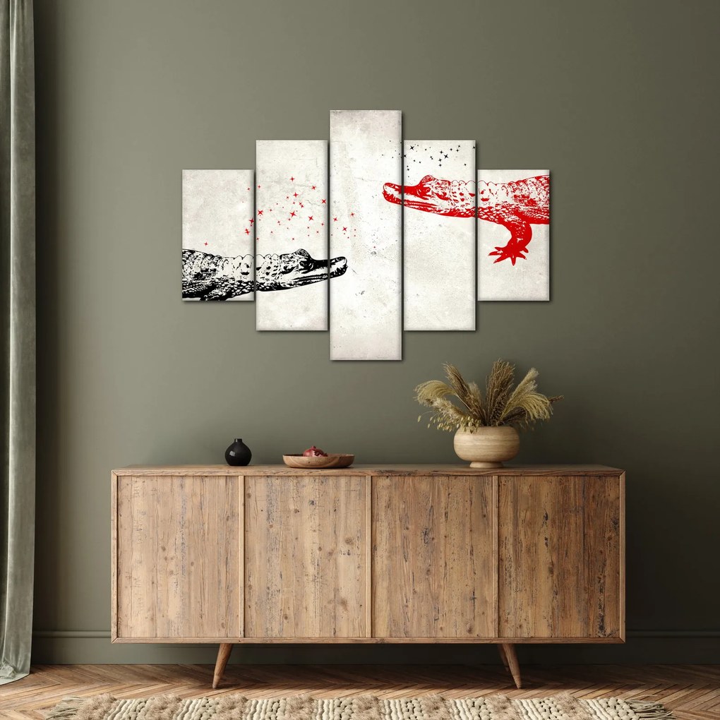 Tablou - Crocodili (150x105 cm)