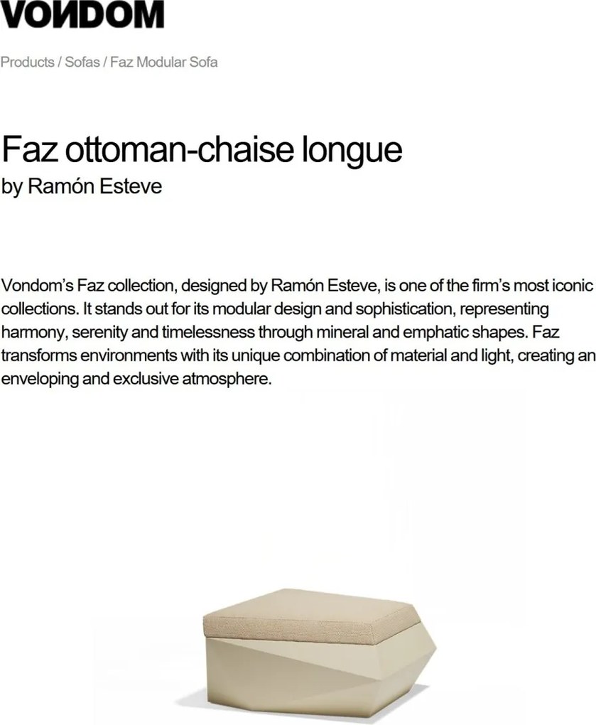 Taburete Canapea modulara FAZ