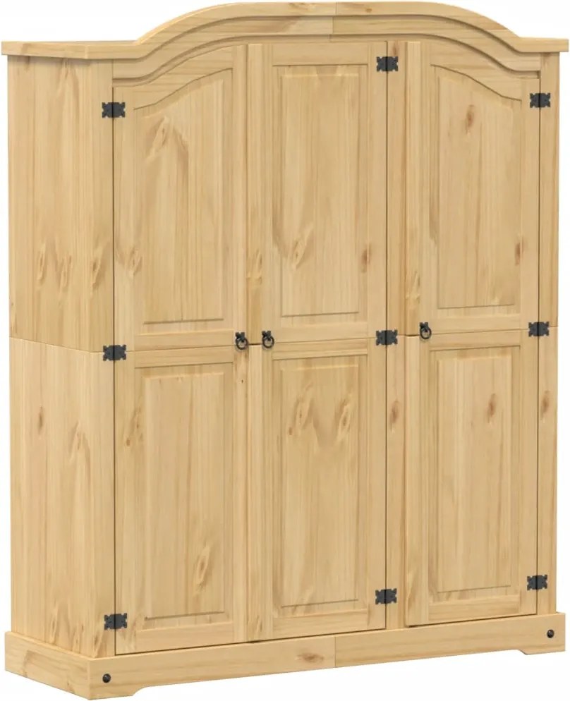 vidaXL Șifonier „Corona”, 151,5x52x186 cm, lemn masiv de pin