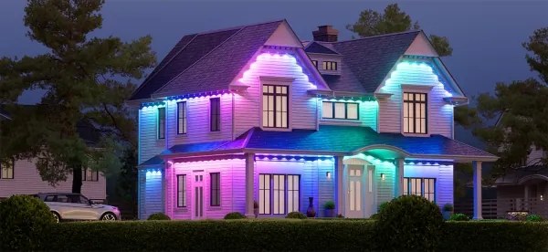 Nanoleaf N7401E00-5POL – Șir de extensie LED RGBCW, 72 W, 230 V, 5 m, 2200–6500 K, IP67, Wi-Fi