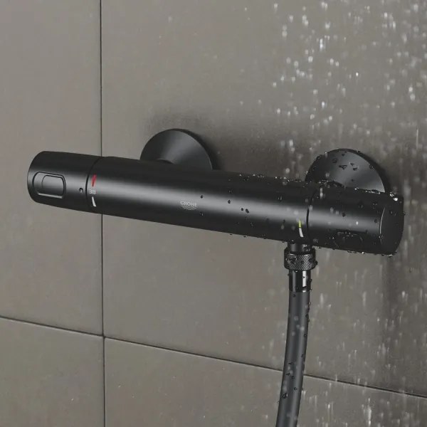 GROHE 1022172432 - Baterie termostatică pentru duș PRECISION TREND, negru